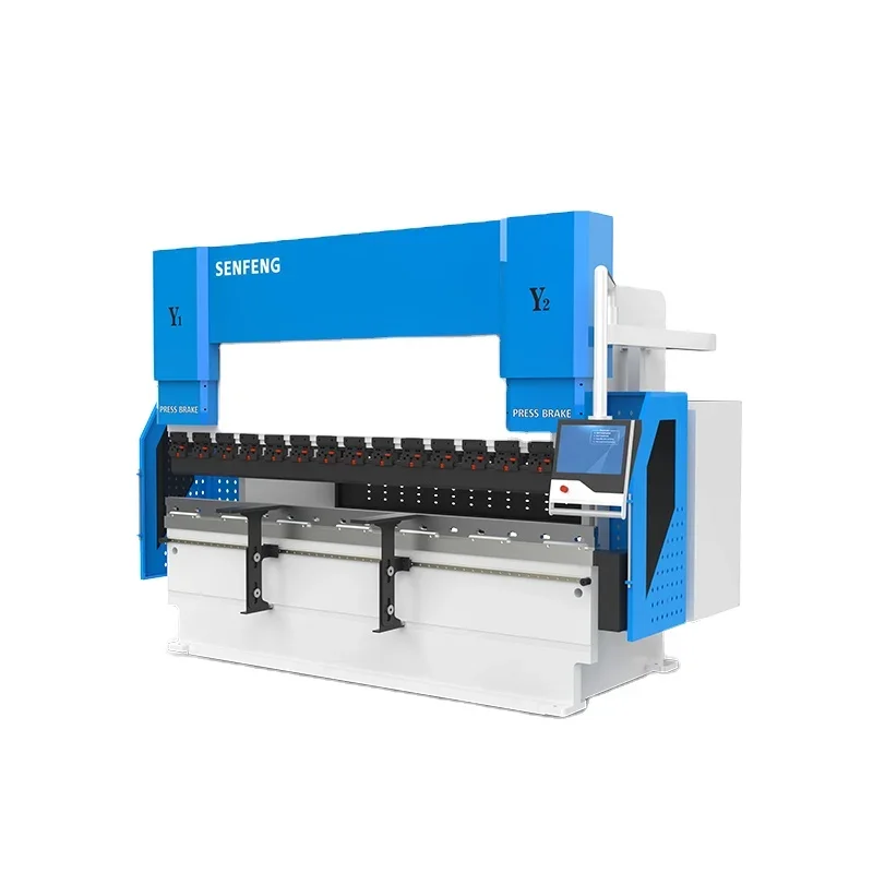 SENFENG cnc hydraulic press brake cnc 200 ton bending machine tooling fully automatic for metal sheet