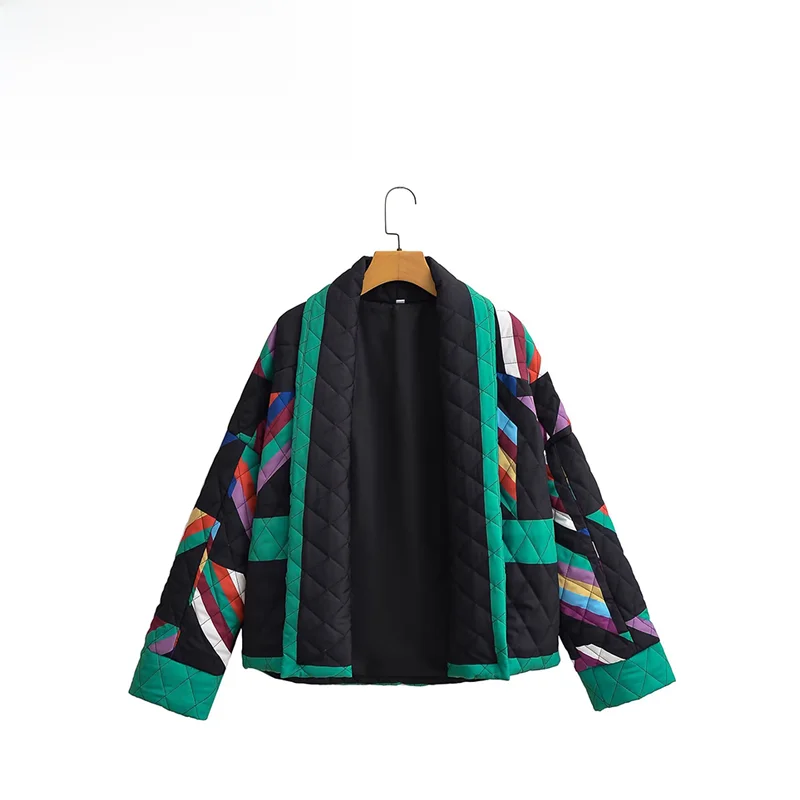 

Faionable Casual Printed Cotton Jaet for Women Autumn 2025 New Arrival Versatile Ele Design Ladies' Coat