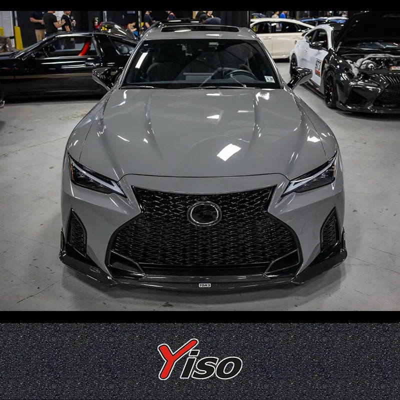 Passend für 2022-2024 Lexus IS300 IS350 Carbonfaser TOMS Frontspoiler und Frontlippe