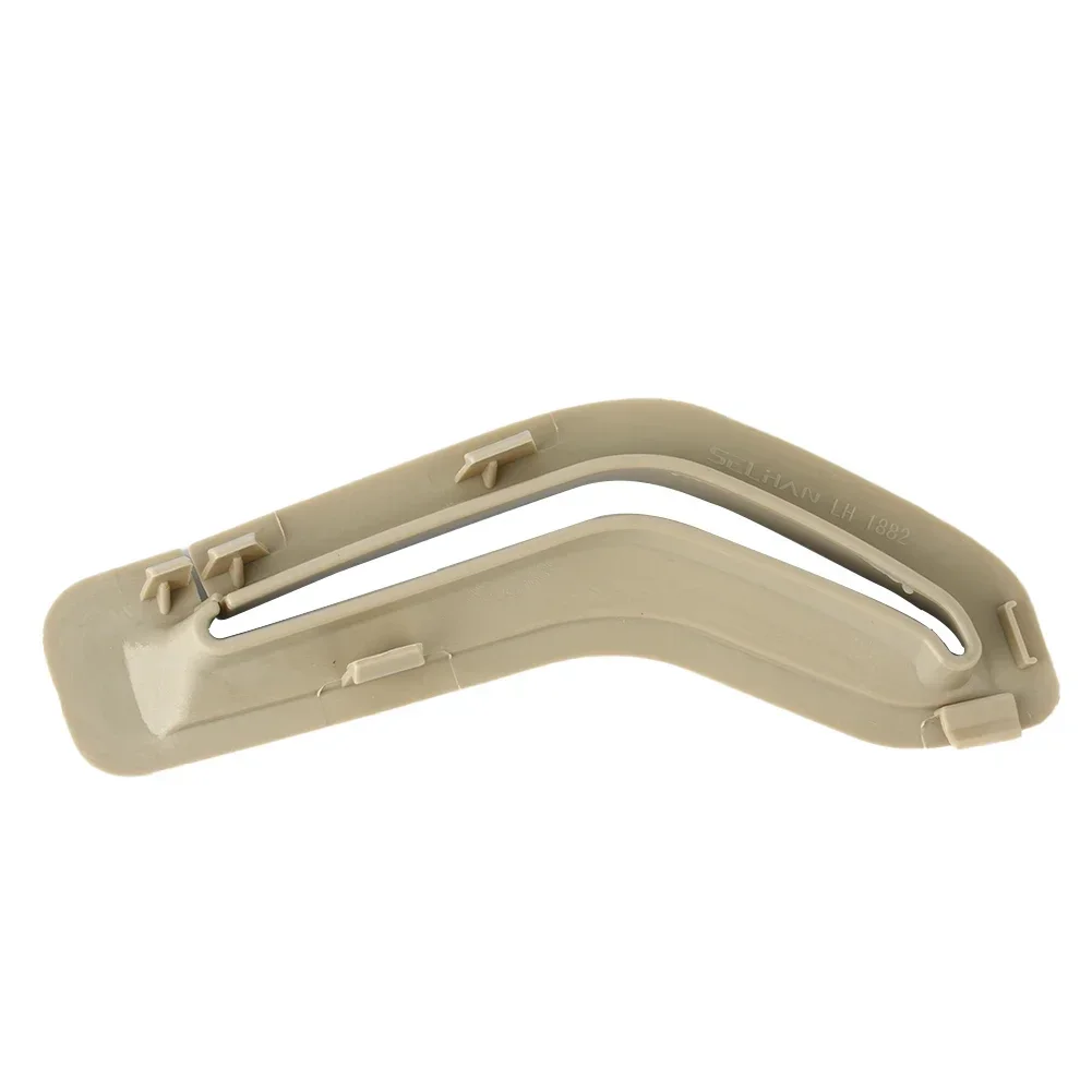 2 Coussinets Cuir Pour Ceinture De Sécurité Volvo XC60/S60/S90/XC90/V90/V60 - Beige - Confort Extra & Protection Épaules