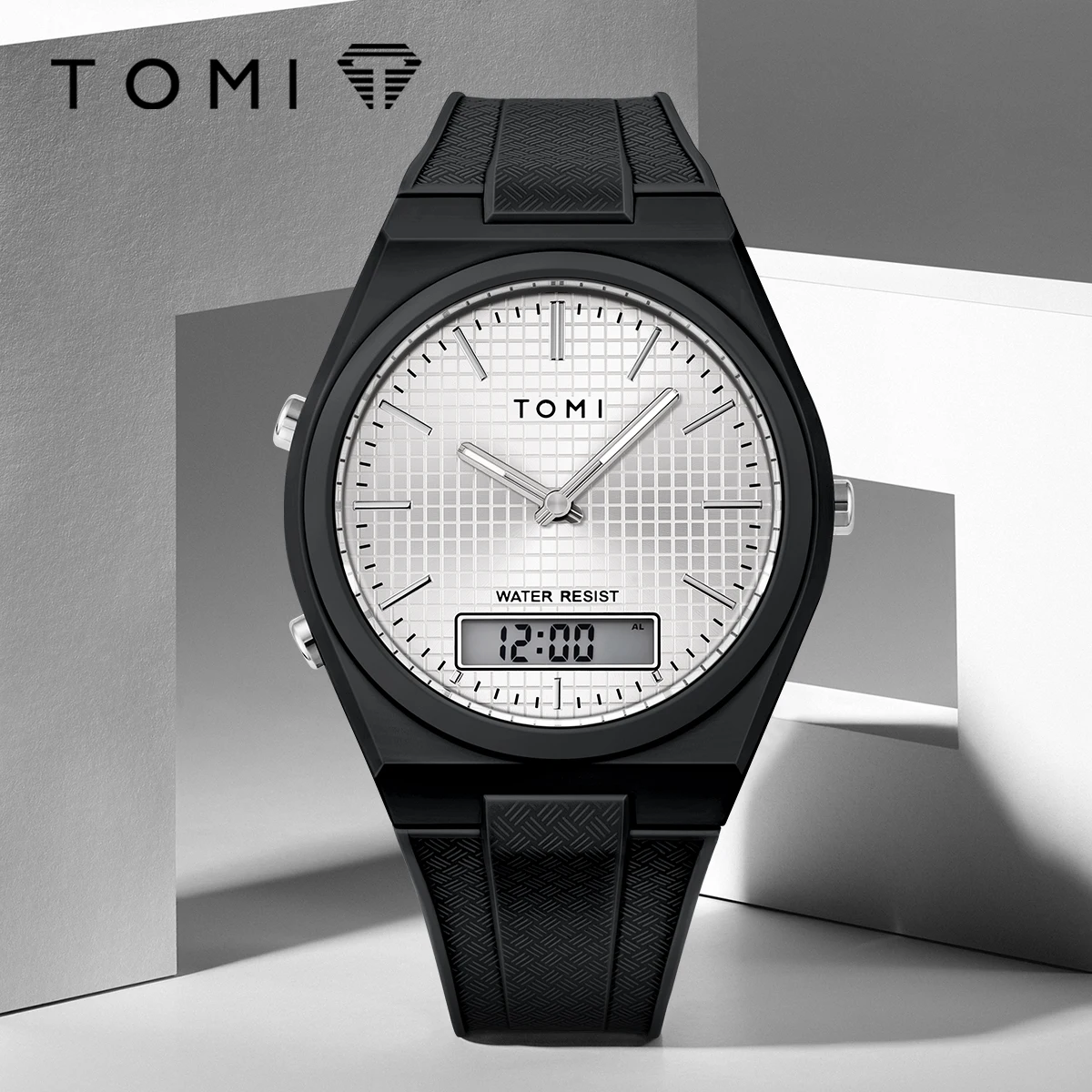 TOMI Men's Electronic Watch Multifunctional Digital Sports Watch Men's Gift