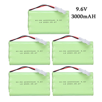 9.6v 3000mah Rechargeable Battery For Rc toys Cars Tanks Robots Gun NiMH Battery AA 9.6v 2400mah Batteries Pack For Rc Boat