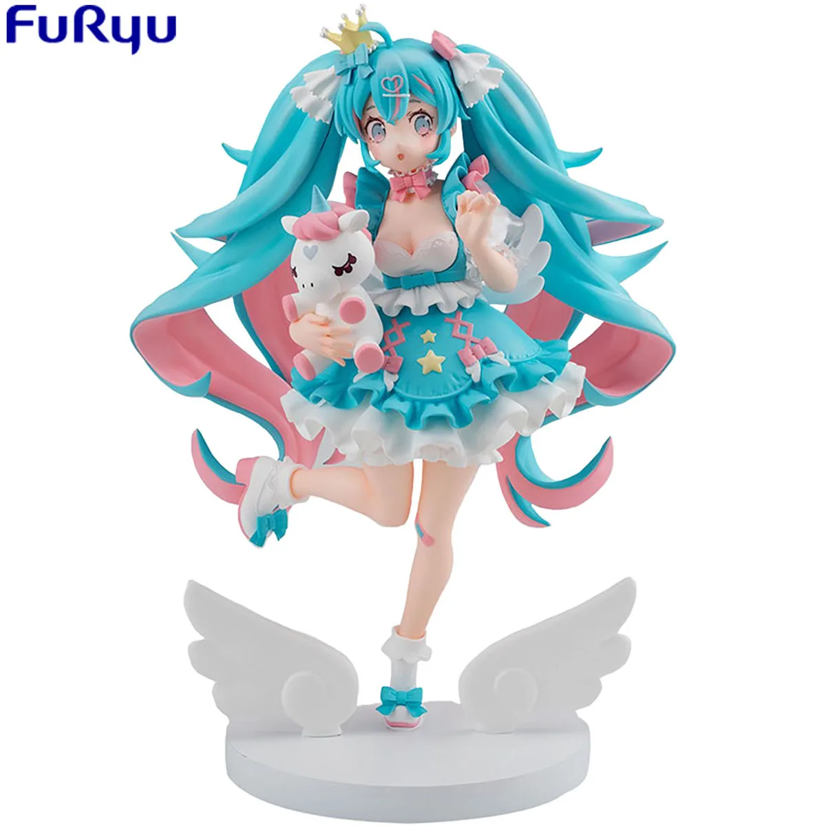 

FuRyu Tenitol Hatsune Miku Yumekawa Princess Kawaii Collectible Model Anime Figure Toys Gifts