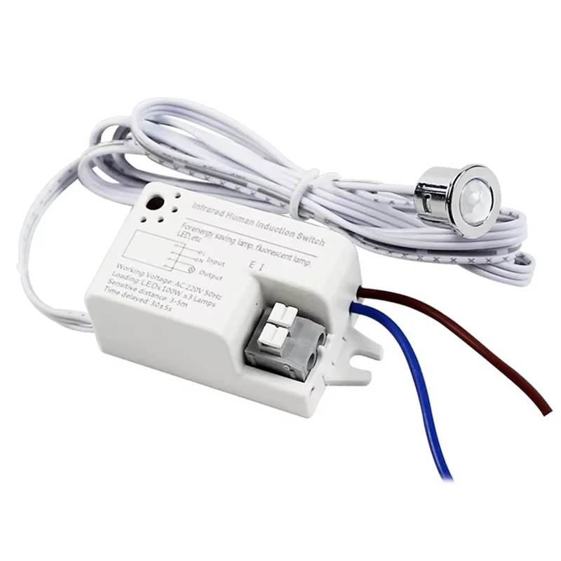 Control de puerta de armario ABMF-220V, Sensor de inducción, interruptor inteligente de armario, soporte de Control de puerta de instalación abierta/doblada