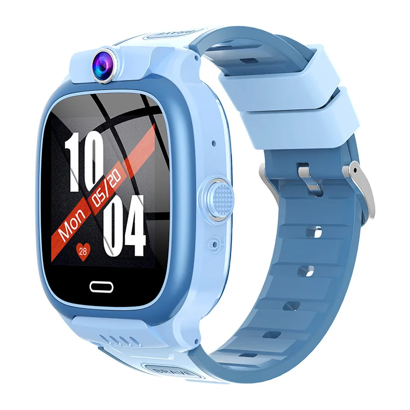 New Y66 Kid Smart Watch HD 1.44 inch Video Call 4G Wifi Position Location tracker SOS Waterproof Sim Card  Fuel injection Watch
