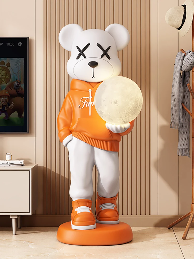 

Home Decor Cartoon Bear Sculpture Floor Decoration,projector Luxury Living Room,TV Cabinet,Sofa,bedroom Statue Decorations