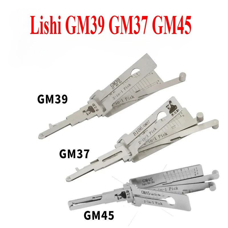 

GM39 GM37 B106 GM45 LISHI 2IN1 For GL8 Humme/r Lishi pick tool locksmiths Tool Precision Key Reader