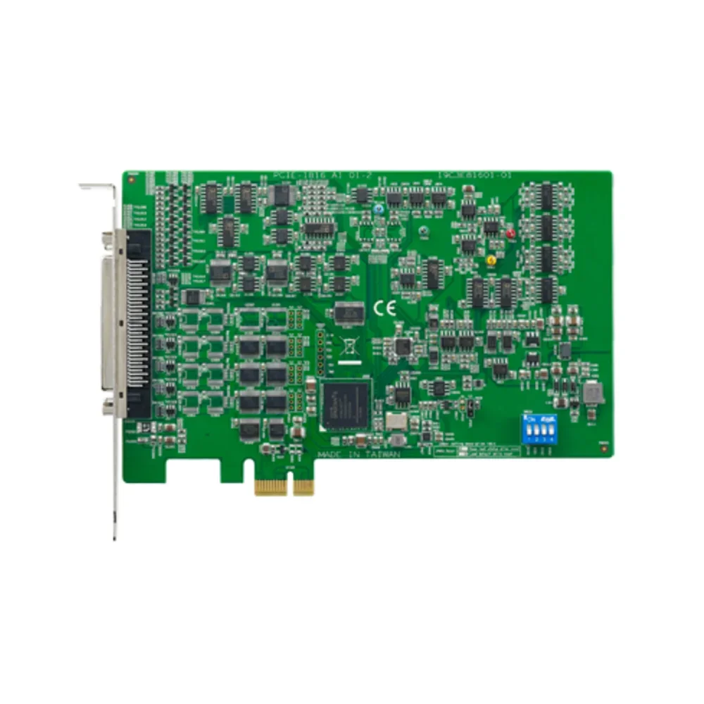 Advantech PCIE-1816 16-Bit 16-Ch PCI Express Multifunction DAQ Card With Integrated Digital/analog I/O And Counter Functions.