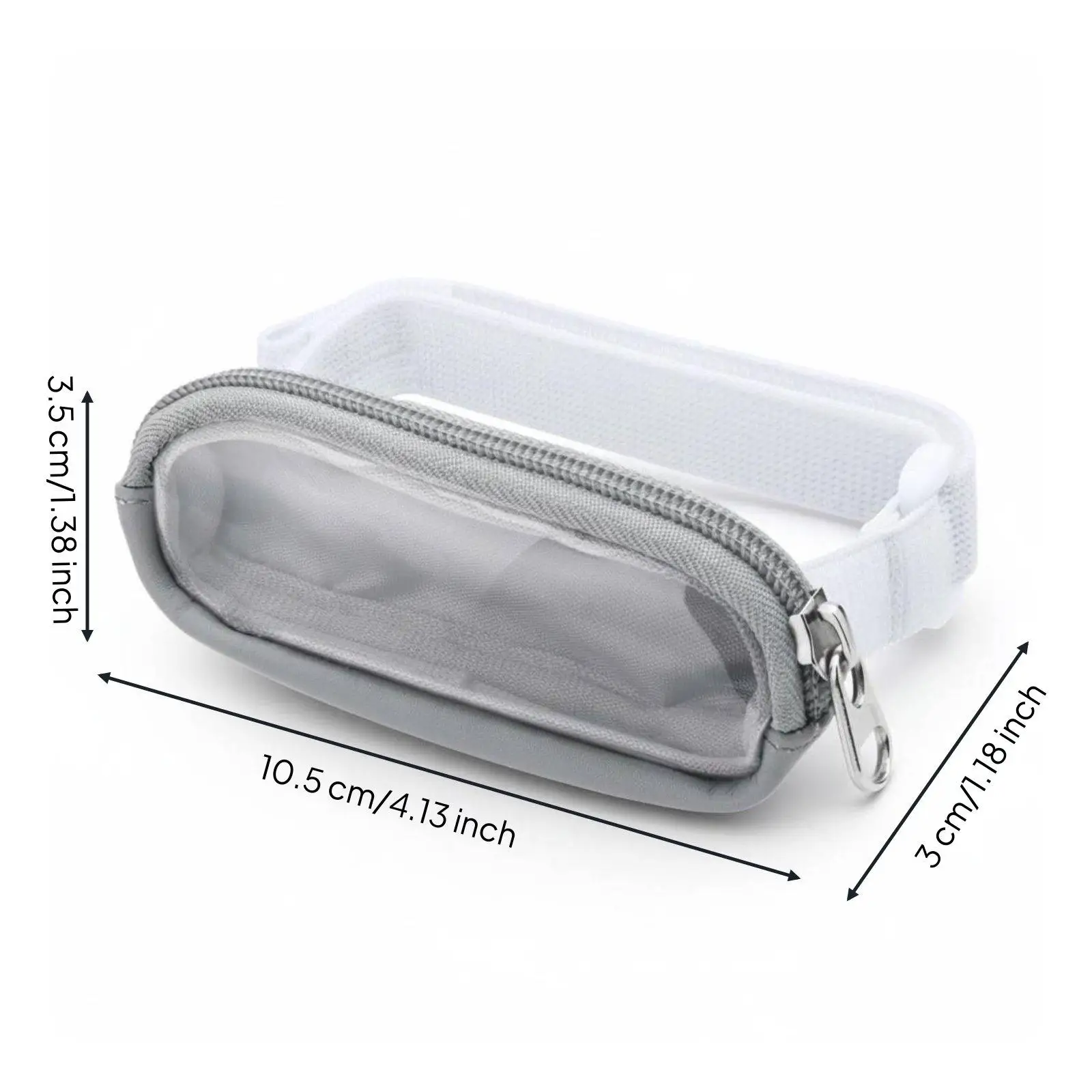 Lipstick case for wearing under the sun visor, portable case