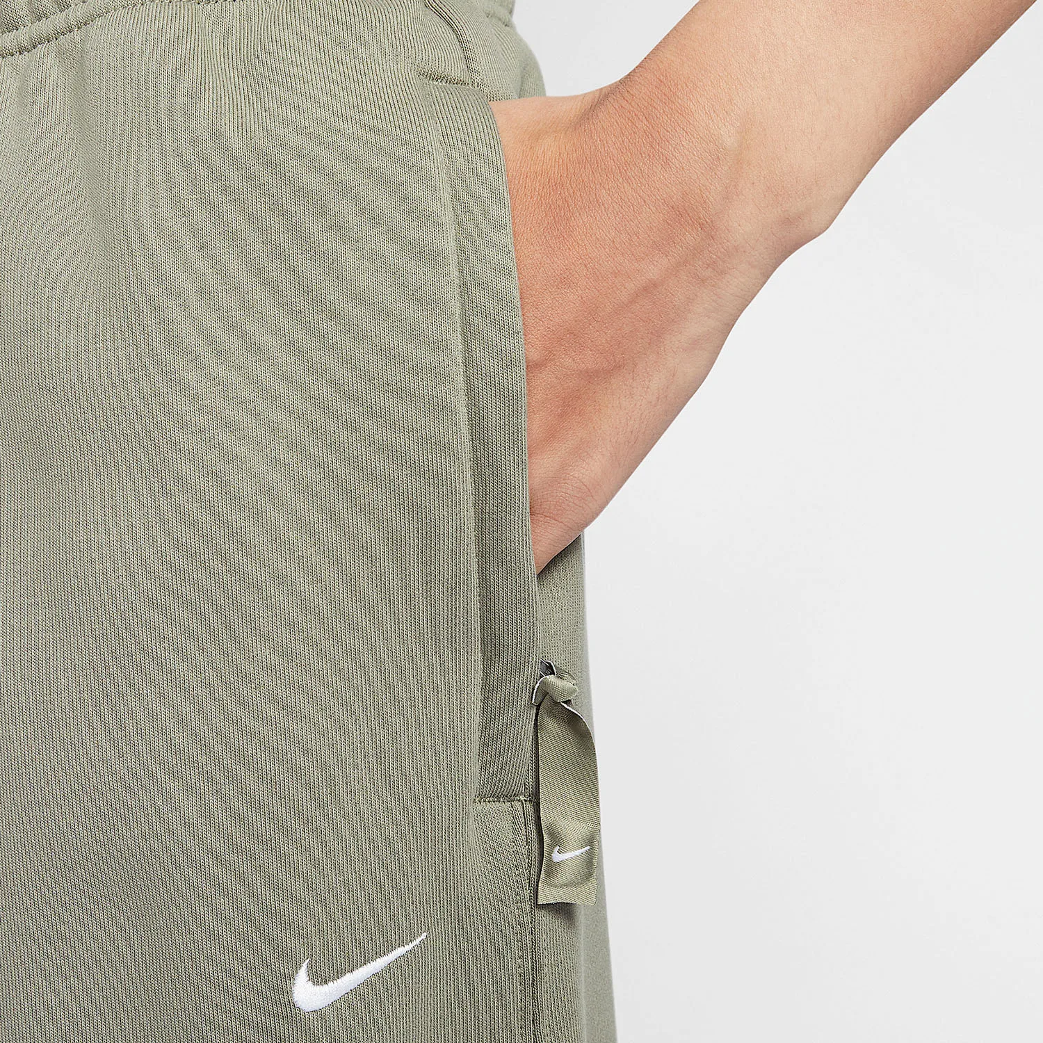Nike Original Solo Swoosh Herren-Fleecehose mit lockerem Bündchen DX1365-320