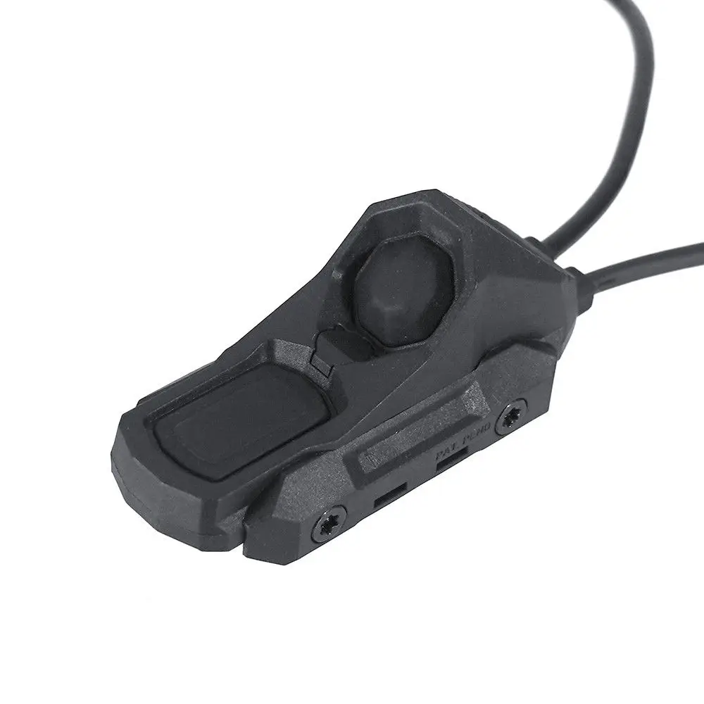 New SPECPRECISION unAXON Dual Remote Switch SF And Crane/2.5mm/3.5mm Laser Plug Leads 7″ Cable Tactical Light Accessories