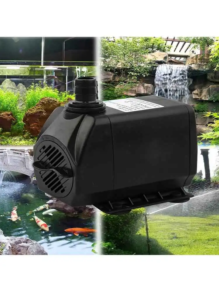 Howhi 2.5w-45w ultra-silencioso fonte de água submersível filtro de bomba de água lagoa de peixes aquário tanque de bomba de água fonte 110v/220v plugue da ue
