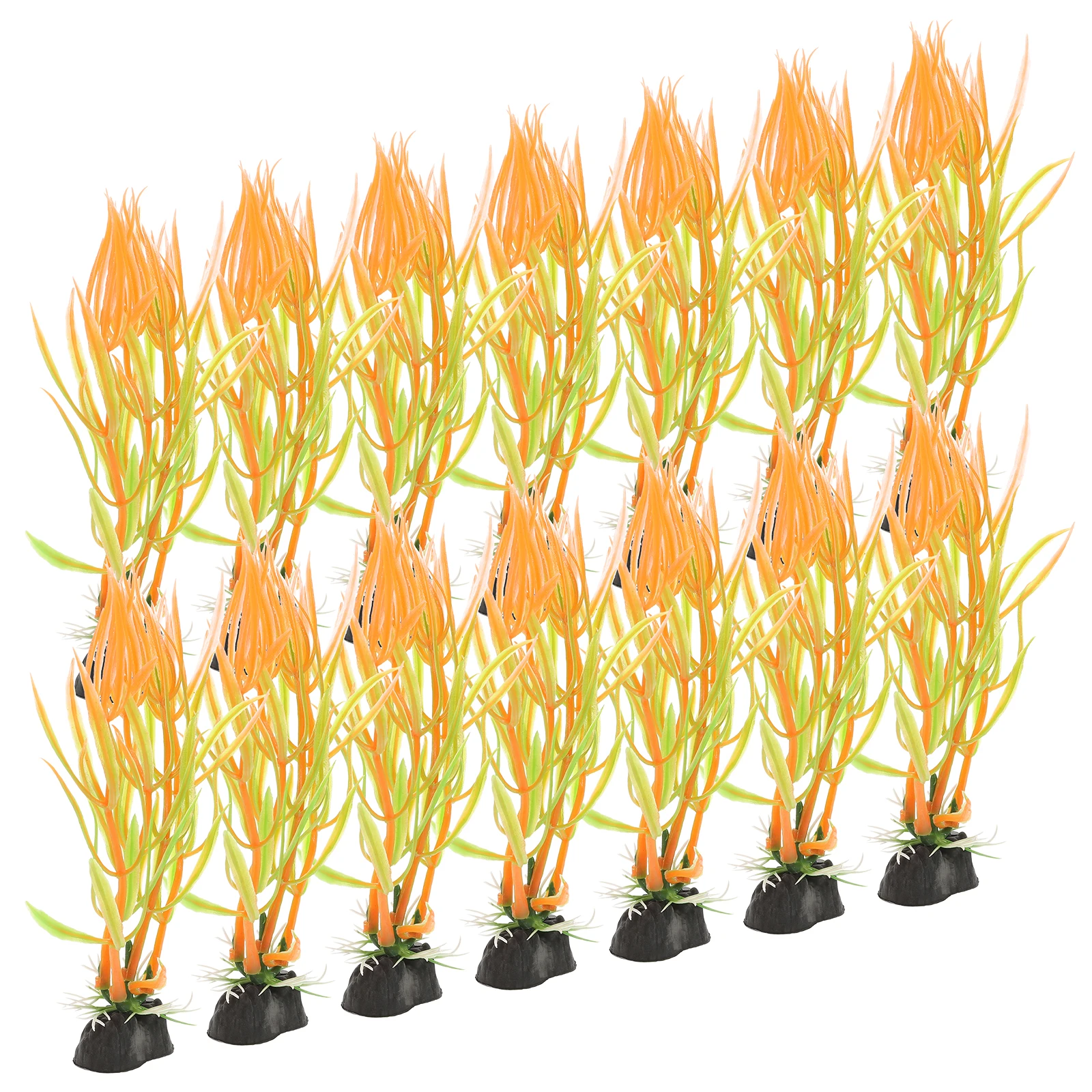 

20 Pcs Artificial Aquarium Plants Decorative Plastic Underwater Fish Tank naments L scaping Betta Decor Simulated Aquatic