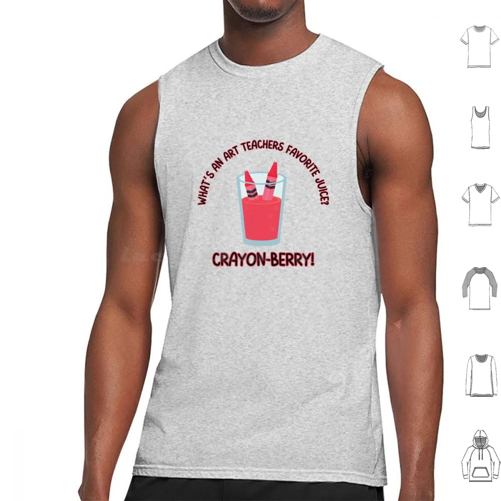 

Crayon-Berry Tank Tops Vest Sleeveless Art Teacher Teacher Art Art Educator Puns Jokes Jokes Punny Teacher Jokes