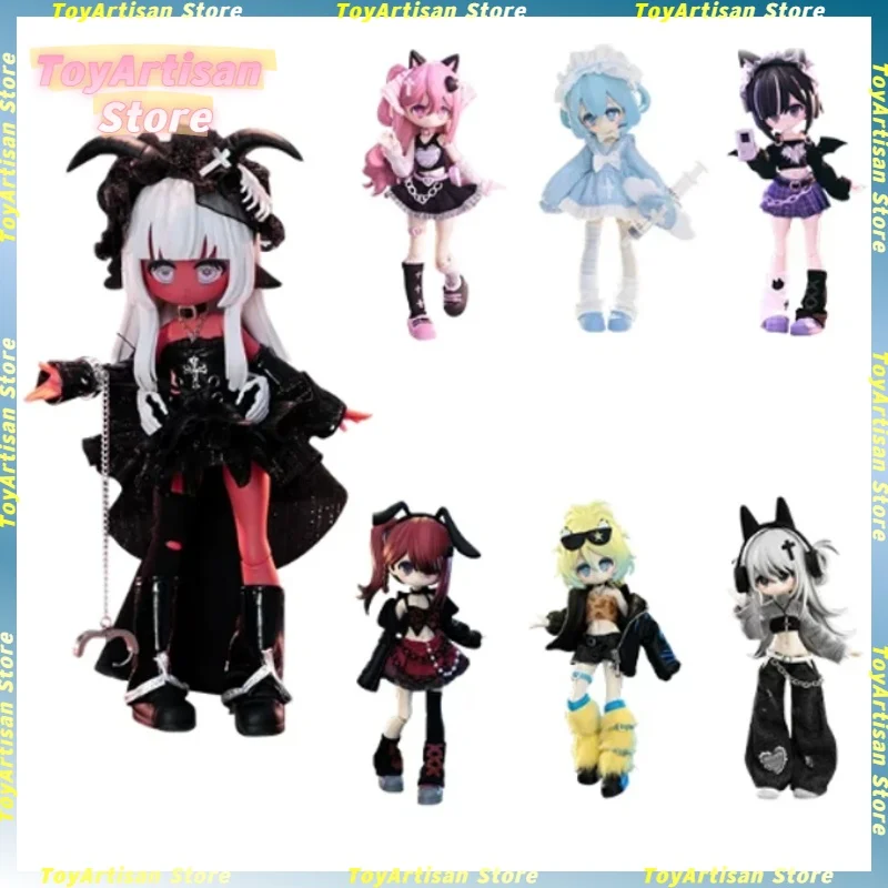 

1/12 BJD Doll Box Kawaii Anime Action Figure Posable Ball Jointed Doll Collectible DIY Dress Up Gift For Girls Desktop Ornament