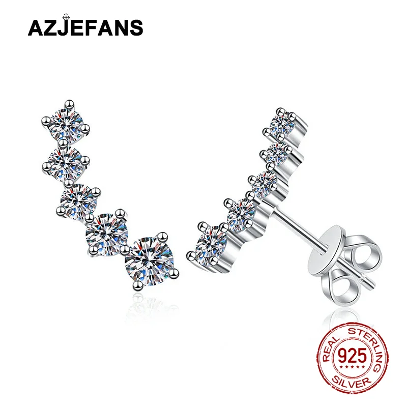 AZJEFANS 925 Sterling Silver Simple Mini Small Stud Earrings