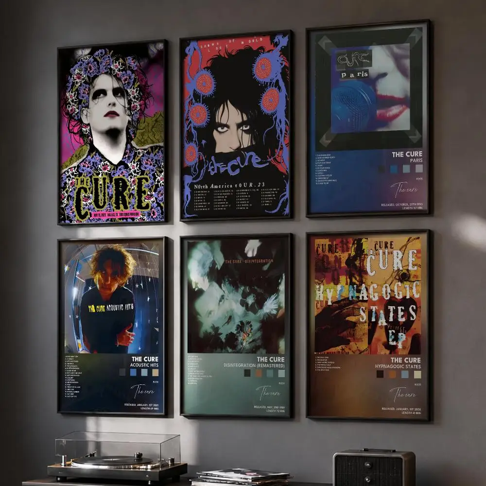 Rockband The C-Cure Cooles Poster HD Wandaufkleber für Zuhause Flur Wohnzimmer Schlafzimmer Bar Büro Dekor Kunstdrucke