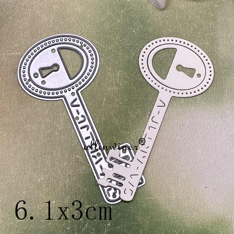 New Clock Key Stamp Frame DIY Craft Metal Cutting Die Scrapbook Embossed Paper Card Album Craft Template Stencil Dies