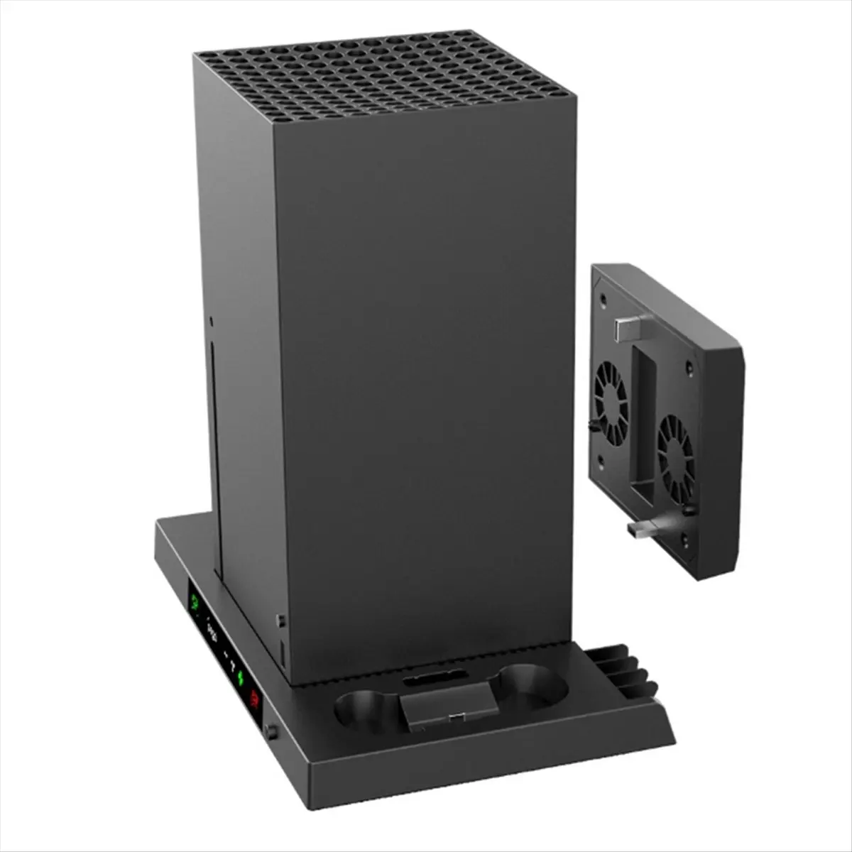 Punctual- Automatic Cooling Fan and Charging Stand for Xbox Series X Console,Wireless Dual Charger Base for XSX Controller view 6