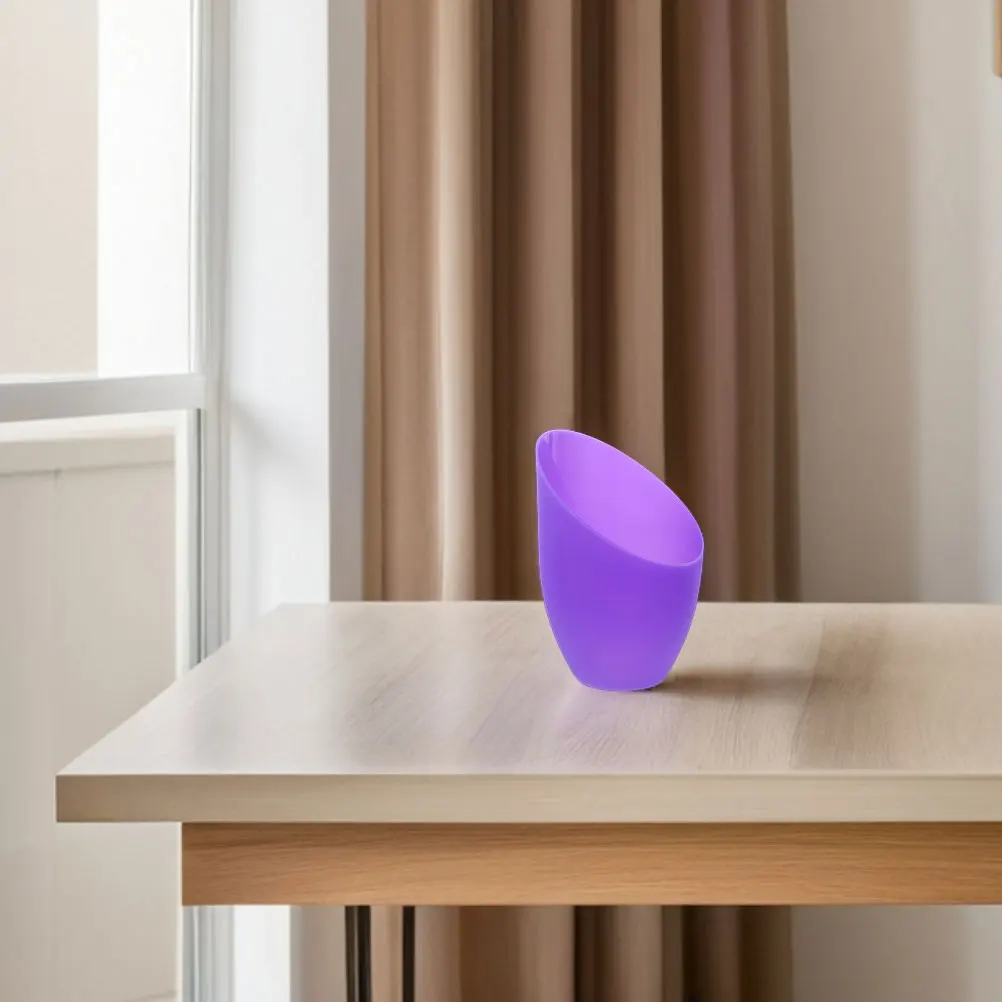 

2pcs Angled Horseshoe Lampshade Plastic Small Purple Ceiling Cover Table Lamp Shades Wall Lighting Decor Bedroom Study