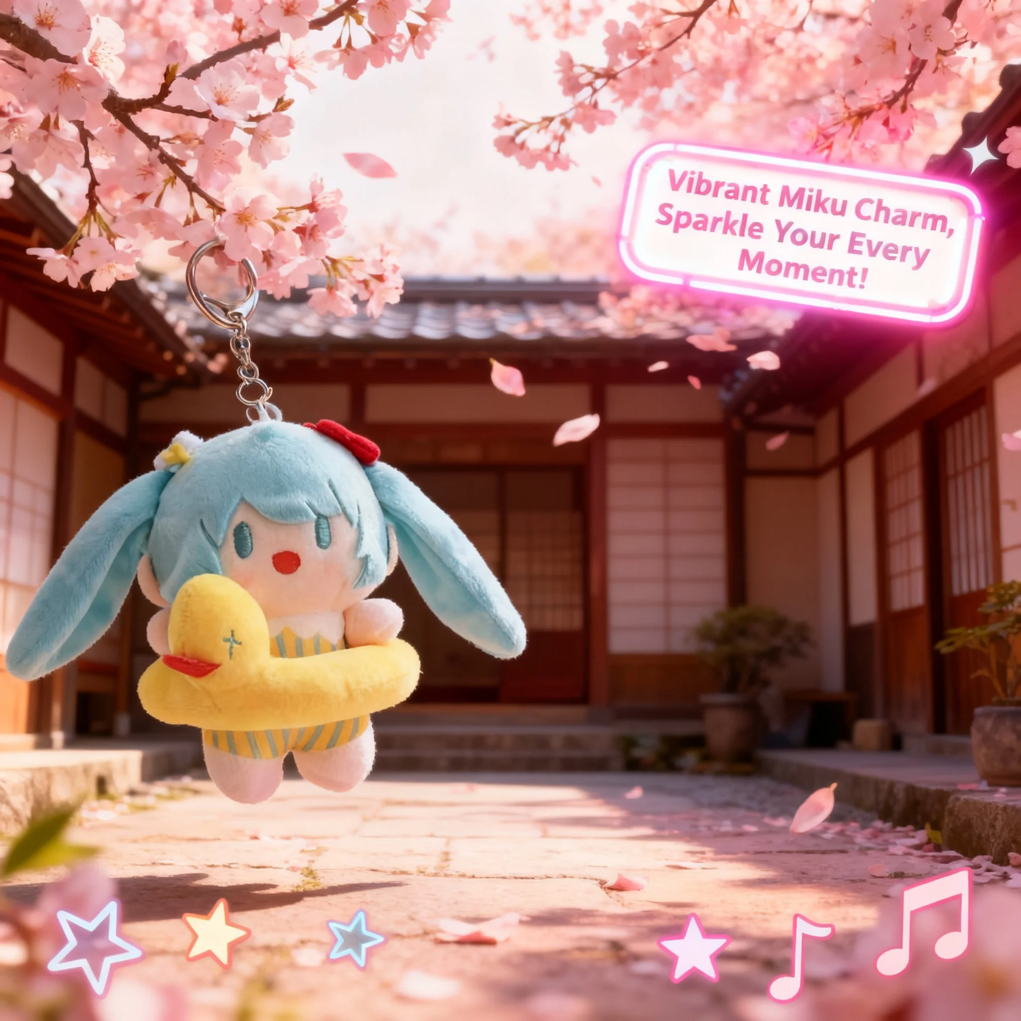 

Miku Hatsune Anime Figure Cute Mascot Keychain Plush Toy Doll Soft Stuffed Animal Backpack Charm Kawaii Accessories Hat for