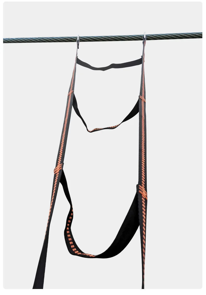 أرجوحة خيمة شجرة التخييم، سلم ناعم خاص، سلم تدريب للهروب، حبل إنقاذ