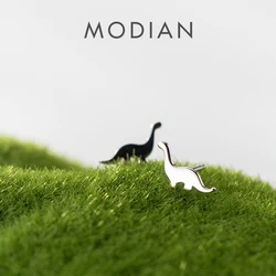 Modian Cute Tiny Animal Dinosaur Silver Studs Ear Fashion Exquisite 925 Sterling Silver Lovely Stud Earrings For Women Jewelry