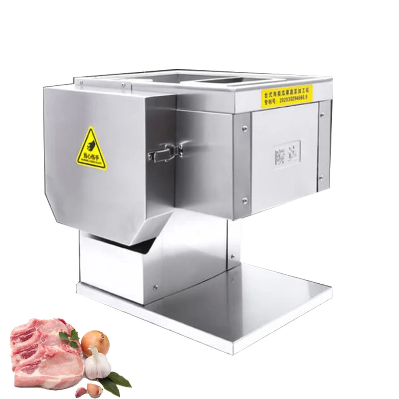 

Meat Slicer Commercial Fresh Meat Cutting Machine Chicken Breast Processing Machine Stainless Steel Vegetables Meat Cutter