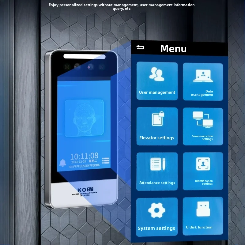 KOB Card Swiping Machine Controller Elevator Control System Facial Elevator Control Card Swiping Access Control Machine