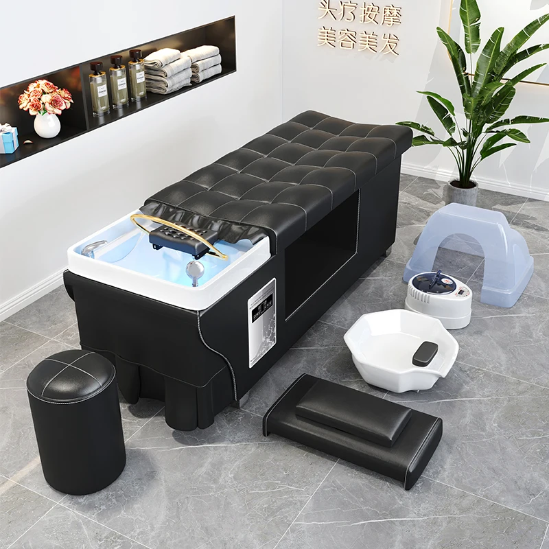 Stylist Shampoo Basin Beauty Salon Stand Bed Wash Hair Spa Chair Hairstyle Washing Machine Massage  Cadeira 601