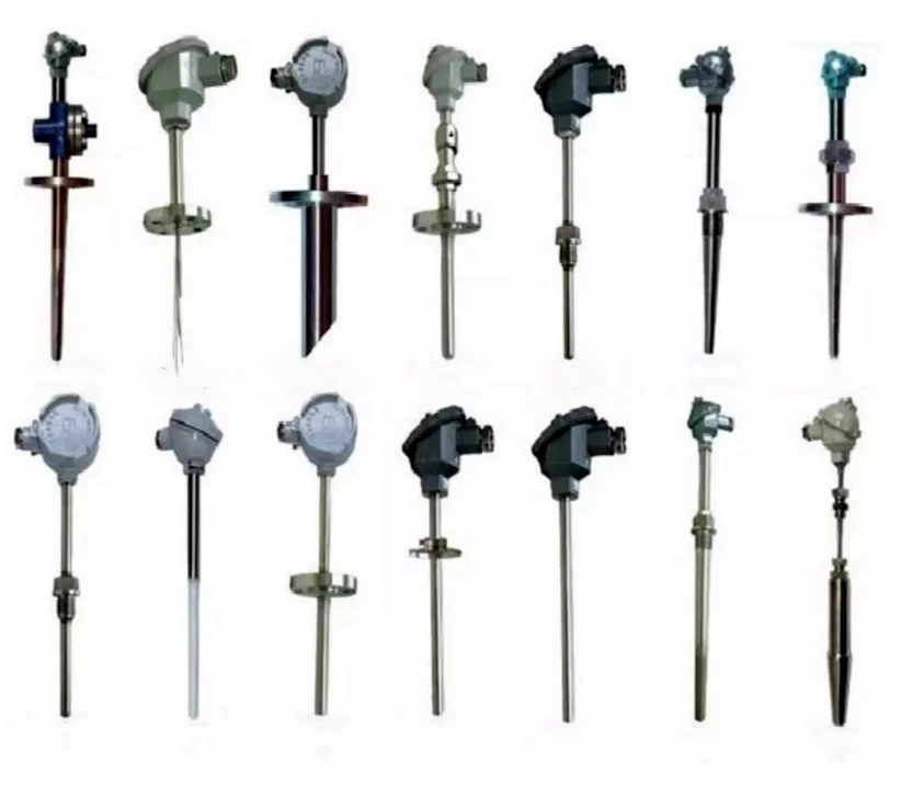 WRP-130/230 1600C S/B/R Termopar con bridas/roscadas/insertadas Personalizable