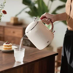 1000ml Electric Kettle Portable 304 Stainless Steel Quick Boiling Kettle Teapot Home Thermos Kettle Automatic Power-Off 1355W