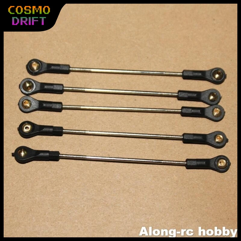 

Along-RC Hobby RC Airplane Ball Head Push Pull Rod Servo Linkage Rod Set for Electric Fixed Wing Glider 3D Aircraft Model Parts
