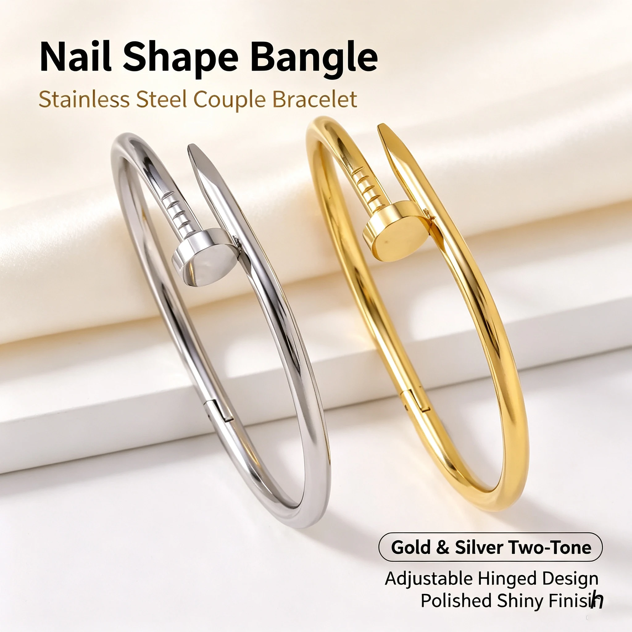 Simple Nail-shaped bead/nail-s - Jewelry Making Watches ulasan dan harga