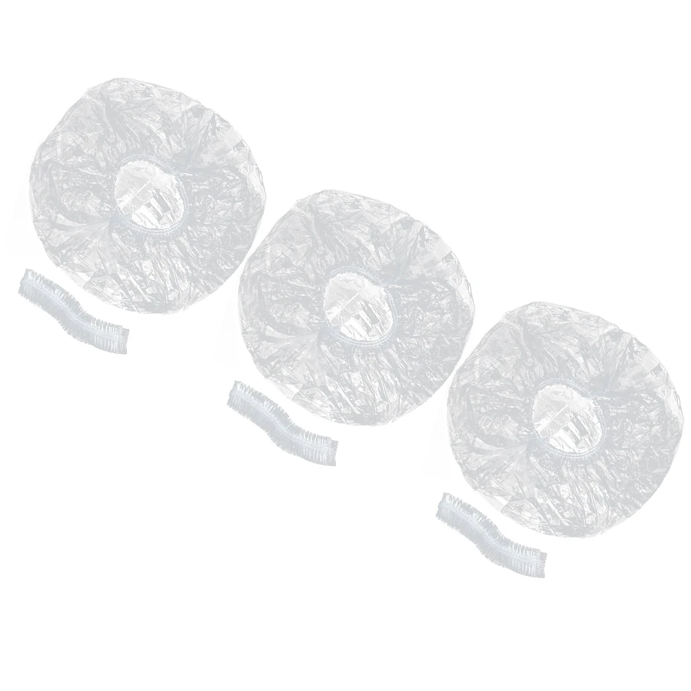 

200 Pcs Waterproof Shower Cap Disposable Bathing Caps for Women Soft Foldable Travel Size Lightweight Hair Protection