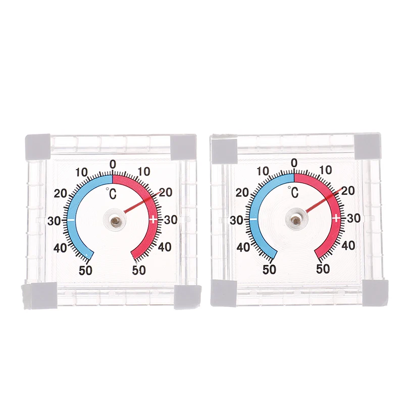 Multímetro de medición de disco graduado, termómetro para ventana, interior, exterior, jardín, hogar,-50 °C ~ 50 °C