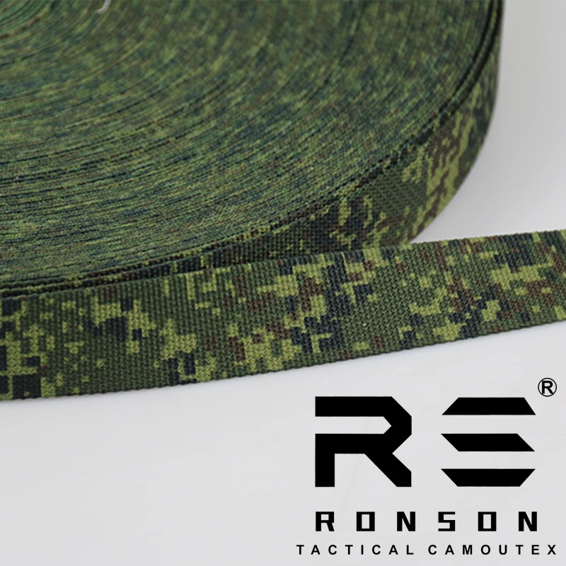 

Тактический нейлоновый ремешок EMR 25 мм, камуфляжная лента для уличного рюкзака, спортивная обувь 25 мм, обувь для собак с принтом