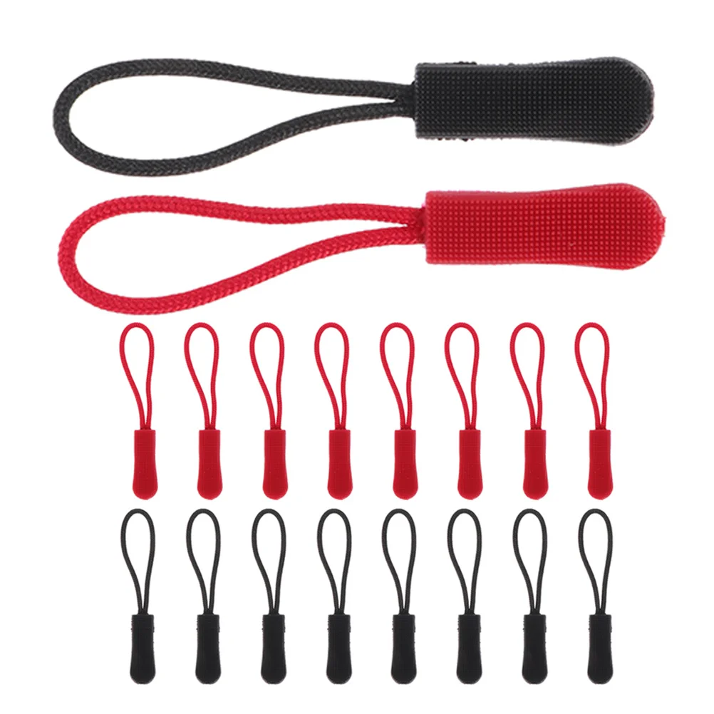 

20pcs Replacement Zipper Pulls Tab For Backpacks Luggage Jackets Diy Sewing Accessory Sturdy Fastener Quick Repair Tool
