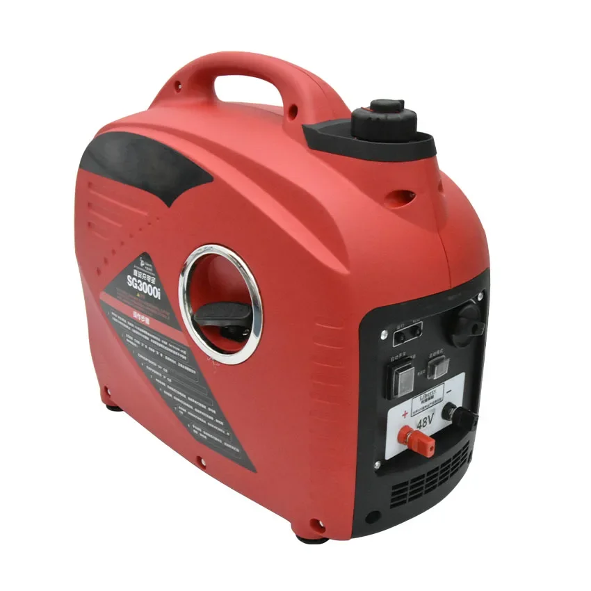 

48/60/72/96 в Смарт (Автозапуск/остановка) небольшое зарядное устройство для газового аккумулятора постоянного тока инвертор генератор 2 кВт для двухколесного/трехколесного электрического транспортного средства