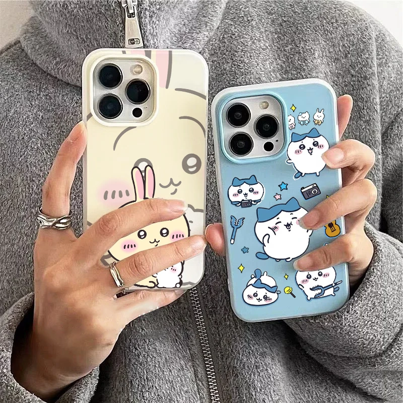 أنيمي لطيف C-Chiikawas جراب هاتف ل ممن لهم رينو 14F 14 13F 11 12 13 برو 11F 12F 5 6 7 8 A3 A98 F31 برو غطاء لون الحلوى #3