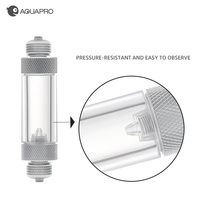 Aquarium CO2 Bubble Counter Double Head Check Valve Fish Tank CO2 Regulator Diffuser CO2 System Kit Reactor Air Pump Accessories