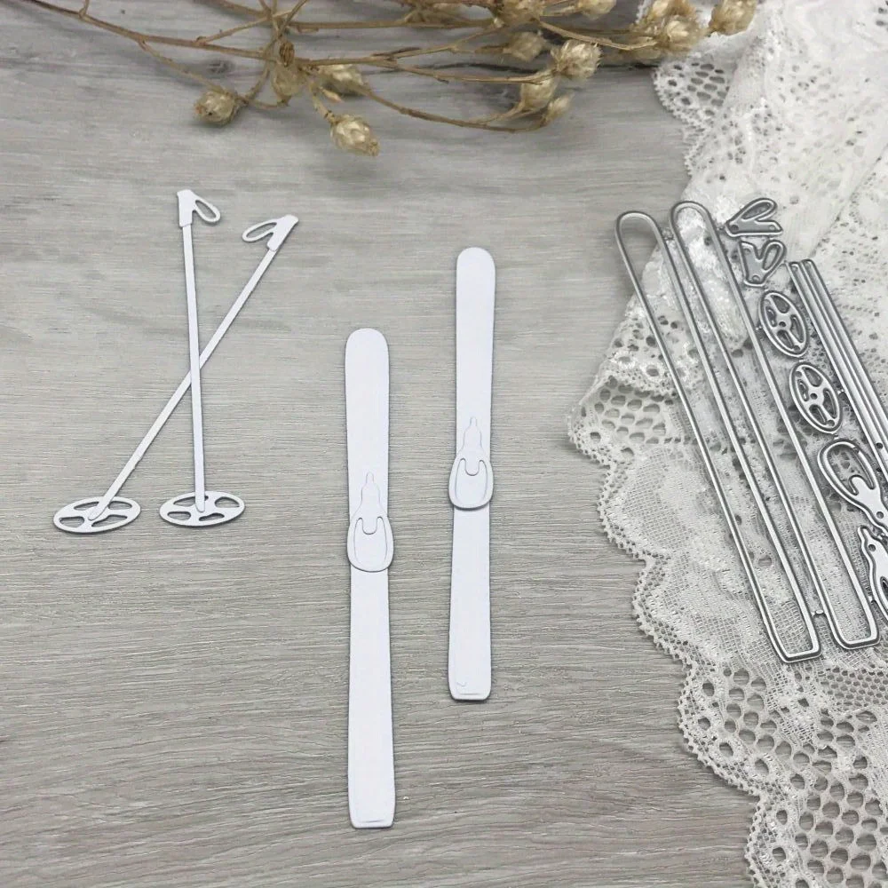 

1 шт., металлические штампы, форма для резки лыжных болей, украшения для скрапбукинга, лезвия для рукоделия, трафареты, штампы