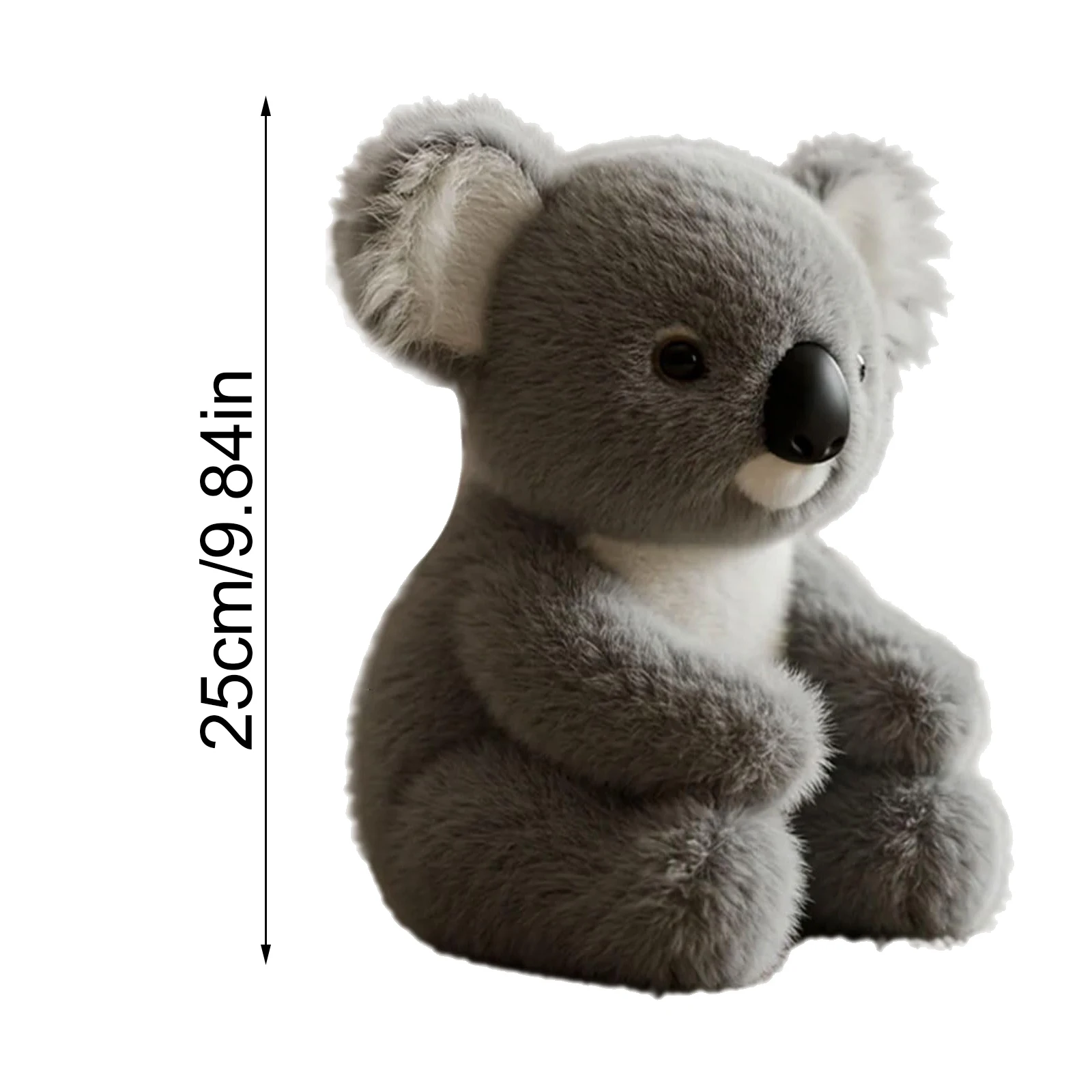 Gibbon h 25 ซม.Ultra Soft Koala h เลียนแบบการเคลื่อนไหวของธรรมชาติเหมือน Koala จริงตุ๊กตาของเล่น Cozy Dolphin h ขนาดใหญ่