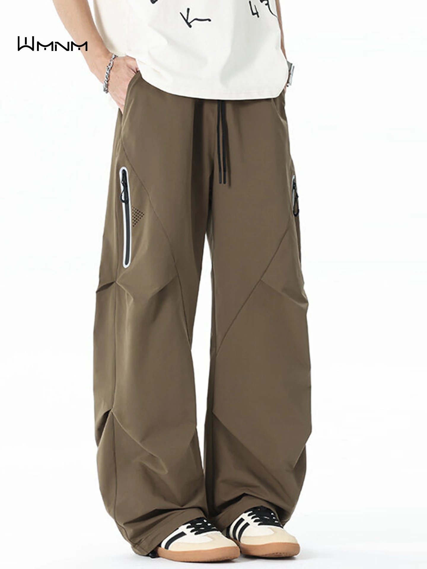 

Outdoor Qui Dry Lightweight Cargo Pants Men's Summer Thin Waterproof Hiking Loose Trousers for Paratroopers Casual Pants