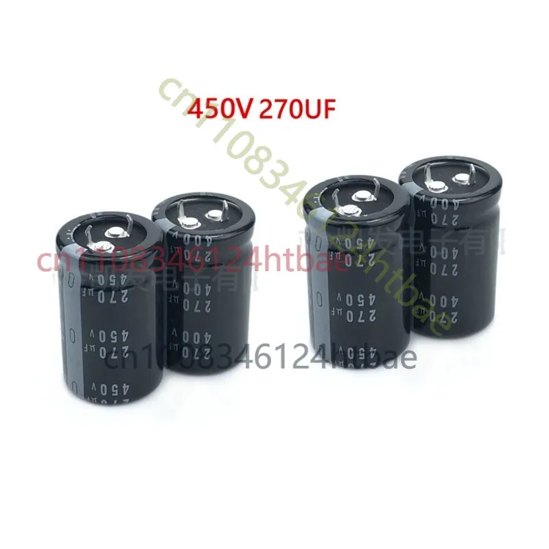 ニチコン-270uf-450v-アルミ電解コンデンサ用、4-個-30x50mm-105-℃-高電圧長寿命フィルターコンデンサ