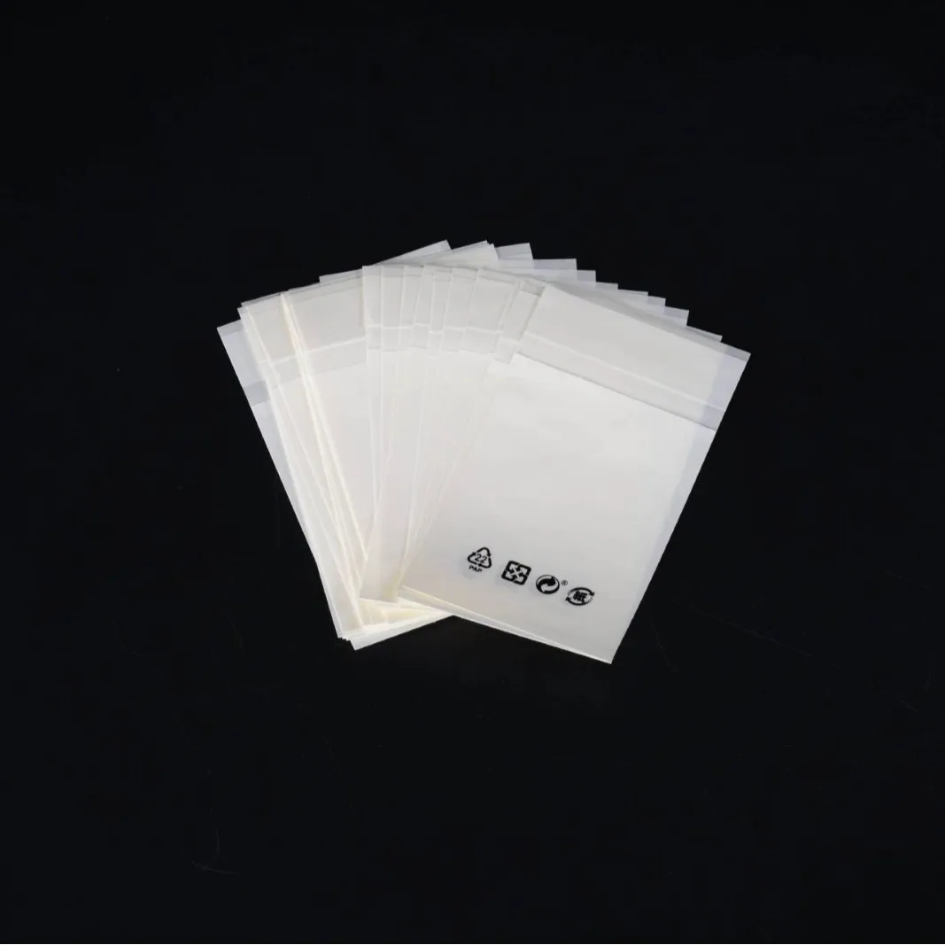 Glassine Paper Bags, Eco-Friendly Biodegradable Self-Adhesive, Durable Food Grade Safe, Customizable (exclude print)