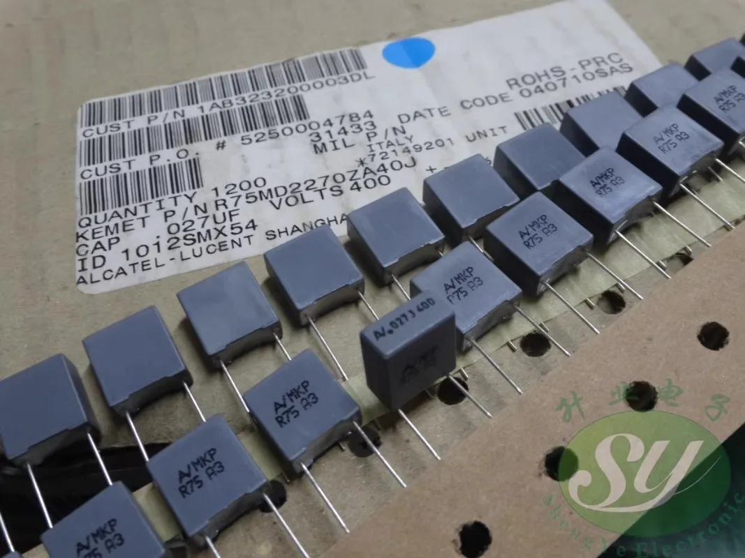 

20PCS AV MKP R75 0.027uf/400V 27nf 273 Brand New 7.5mm Film Capacitor