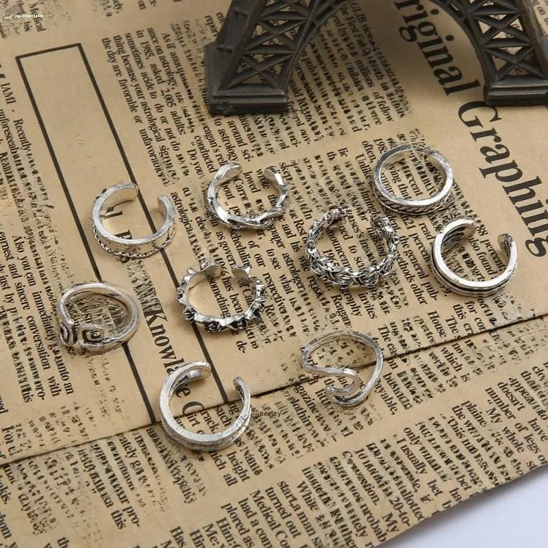 

Silver Plated Yoga Sexy Toe Ring Open Style Rose Gold Women's Fashion Foot Ring Korean Version Trendy Person Toe Band