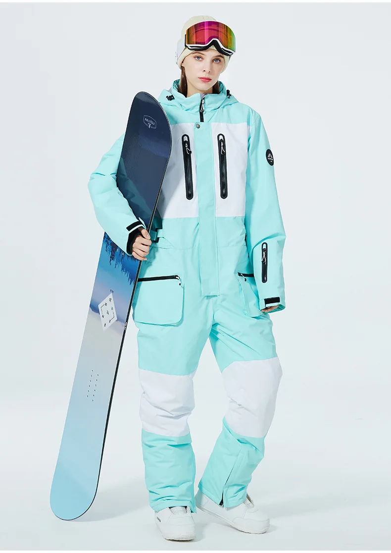 -30 gradi tuta da sci da donna tuta da Snowboard ragazzi e ragazze tute da neve invernali all\'aperto tuta da sci Unisex impermeabile calda novità