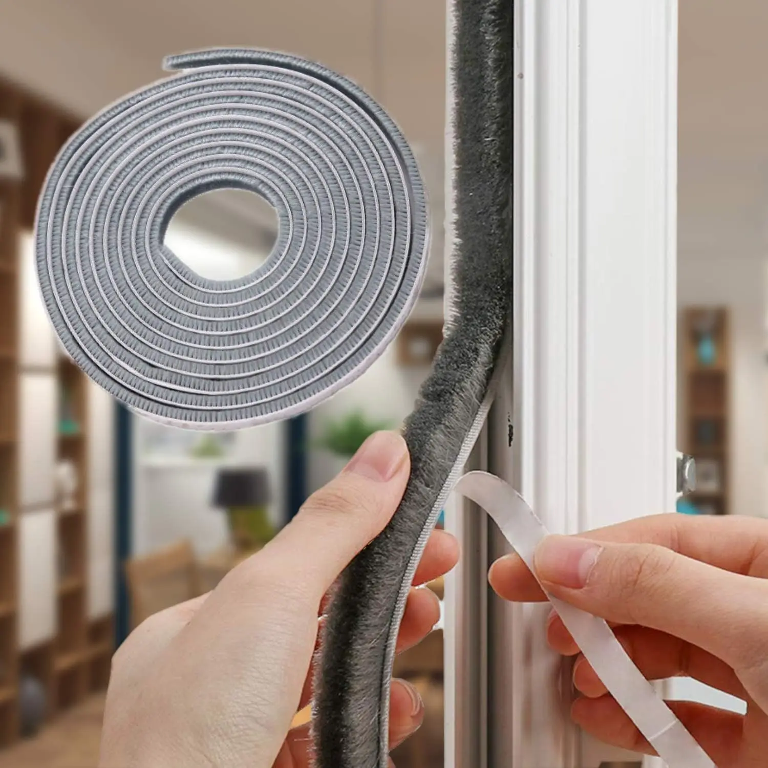 

Self Adhesive Seal Strip Weatherstrip for Windows and Doors House Soundproofing,Windproof,Dustproof,Stronger Stickiness,